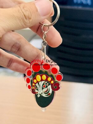 In móc khóa Mica hình nhân vật Trung Hoa - INKTS3871