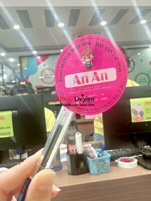 In tem nhãn sản phẩm đặc sản, tem sản phẩm bánh tráng muối tôm Tây Ninh - INKTS909