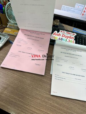 In phiếu đề nghị chuyển lớp/chi nhánh, phiếu xác nhận và phê duyệt đơn - INKTS619