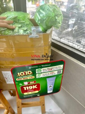 In Wobbler dây kẹp nhựa trong giới thiệu sản phẩm dược mỹ phẩm - INKTS3918