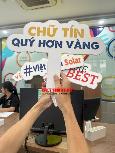 Hashtag cầm tay slogan Chữ Tín Quý Hơn Vàng - MSN419