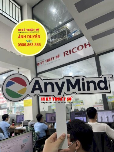 Hashtag cầm tay Logo AnyMind - MSN474