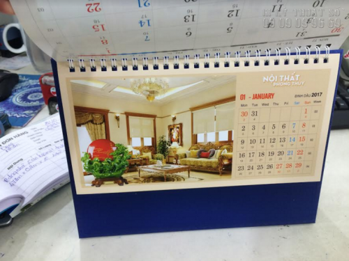 In lịch tết 2022 độc quyền với hình ảnh siêu nét, màu sắc tươi sáng