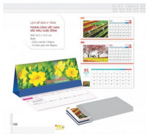 In lịch tết Nhâm Dần làm quà tặng độc đáo nhất