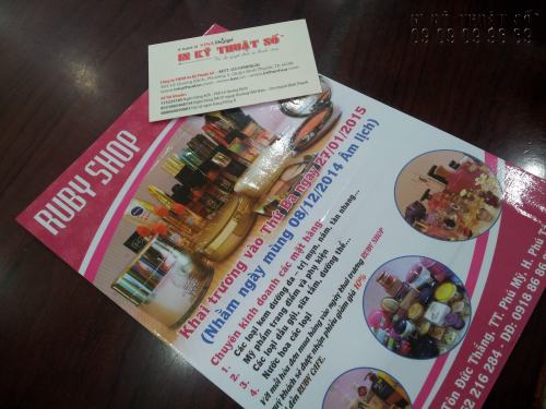 Giá in tờ rơi màu A5