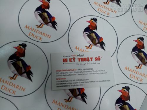 In decal trong suốt - In tem, nhãn, quảng cáo, trang trí giá rẻ chất lượng tại TPHCM