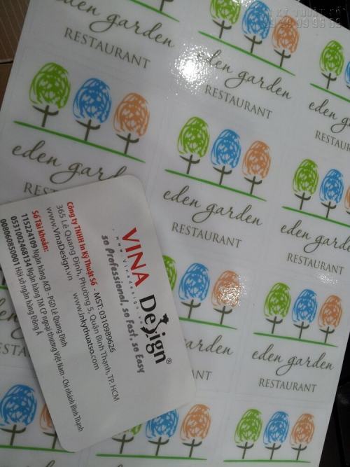 Công ty in tem nhãn TPHCM - In tem nhãn logo công ty