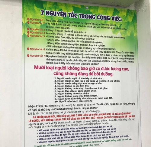 In tranh trang trí tường danh ngôn/châm ngôn cuộc sống từ PP cán format