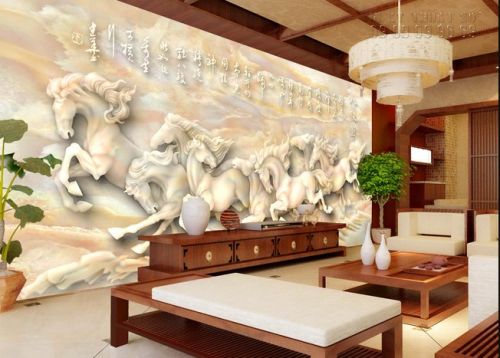 In tranh ngựa 3D