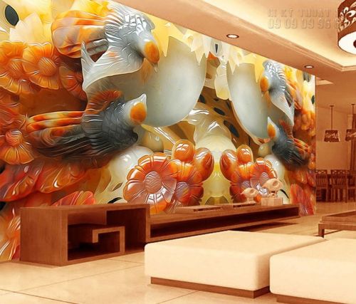 In tranh giả ngọc 3D - giá tranh giả ngọc