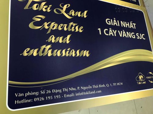In bảng trao giải thưởng PP bồi formex