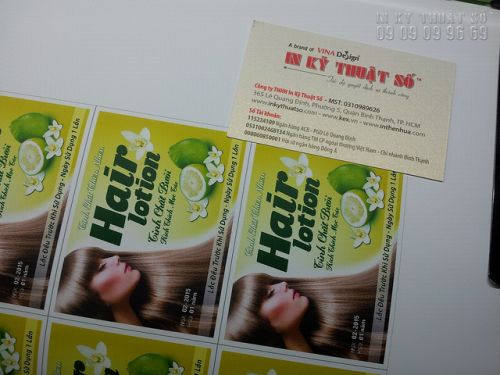 In tem nhãn mỹ phẩm, tem nhãn nước tẩy trang