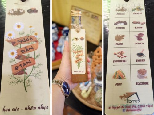 In tag treo, thẻ treo, mác treo cho chai thủy tinh đựng nước ép trái cây
