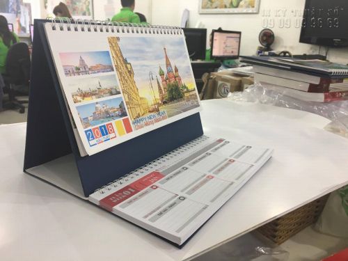 In lịch để bàn số lượng ít - In lịch để bàn giá rẻ TPHCM