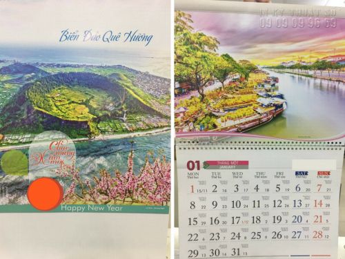 In lịch giá rẻ TPHCM - Xưởng in lịch TPHCM