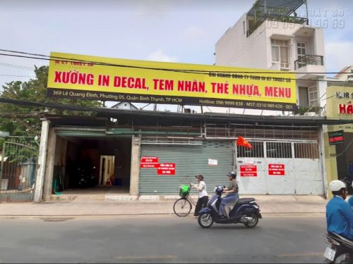 Chào mừng xưởng In decal, tem nhãn, thẻ nhựa, menu - Chi nhánh công ty In Kỹ Thuật Số