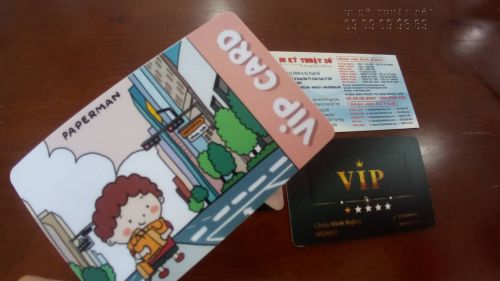 In thẻ nhựa mini cho spa, phòng tập gym, trung tâm yoga