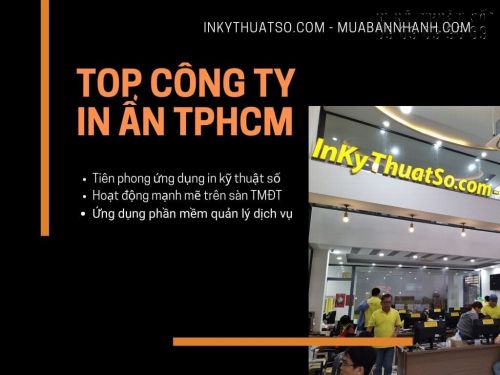 In Kỹ Thuật Số Since 2006 - Top công ty in ấn hoạt động mạnh mẽ tại sàn thương mại điện tử MuaBanNhanh