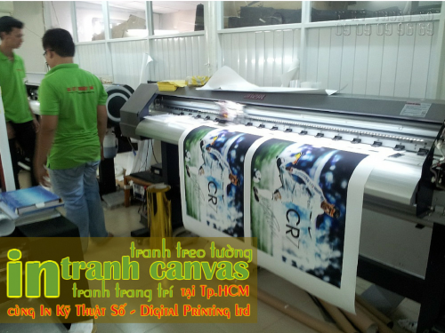 Dịch vụ in tranh canvas chất lượng cao của Công ty TNHH In Kỹ Thuật Số - Digital Printing