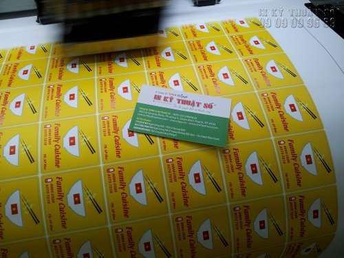 In Decal dán sản phẩm