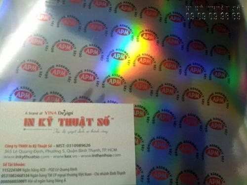 In Decal theo yêu cầu - Decal quảng cáo, trang trí, làm tem nhãn