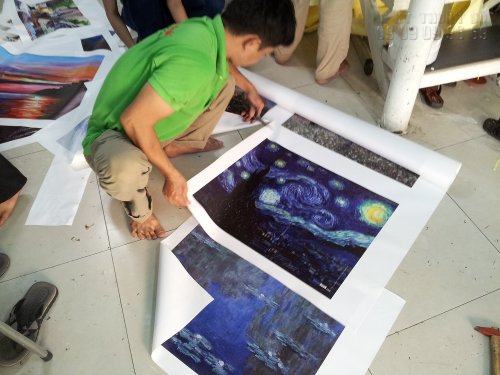 In kỹ thuật số khổ lớn tranh canvas treo tường