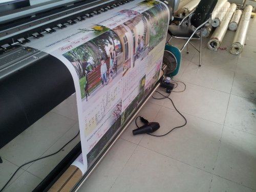 In lịch tết hình học sinh mẫu giáo