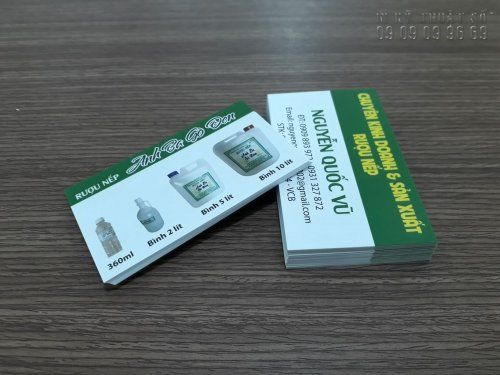 In name card giá rẻ tại quận Bình Thạnh cùng In Kỹ Thuật Số