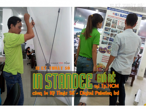 In standee giá rẻ chất lượng tại Tp.HCM