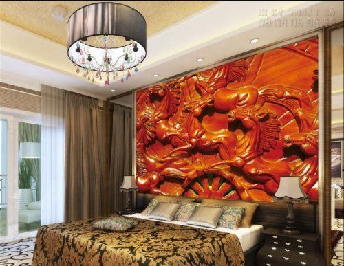 In tranh dán mã đáo thành công