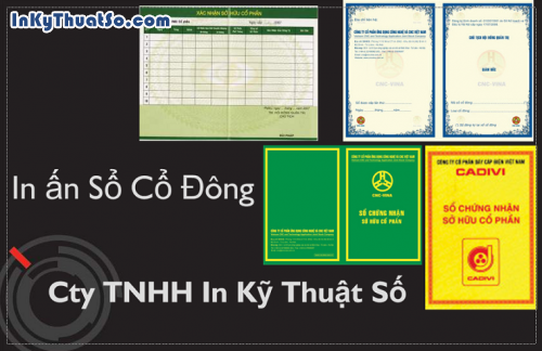 In ấn nhanh văn phòng - sổ cổ đông