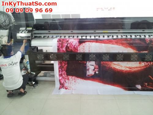 In backdrop cho lễ cưới nhanh, khổ lớn tại quận Tân Bình