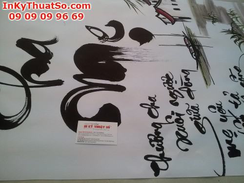 In tranh canvas cùng Công ty In Kỹ Thuật Số - Digital Printing