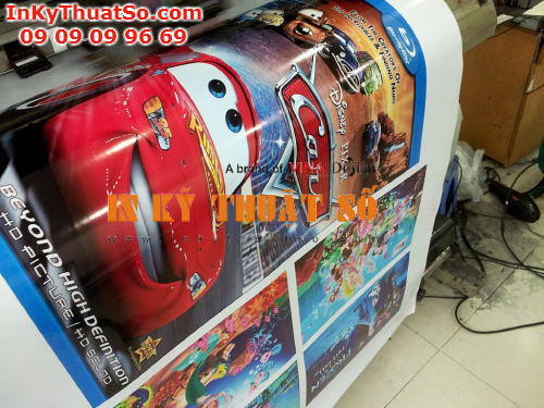 In tranh canvas với mực dầu hình nhân vật hoạt hình, thực hiện in ấn tại Công ty In Kỹ Thuật Số - Digital Printing