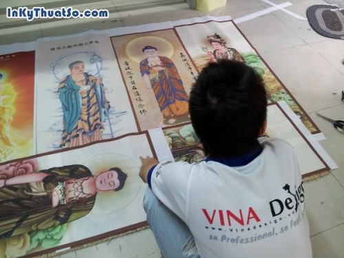 In tranh nghệ thuật tôn giáo bền đẹp với chất liệu Silk tại Tp.HCM