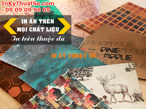 In trên thuộc da - In UV trên da - Giá tốt cho đơn hàng sỉ