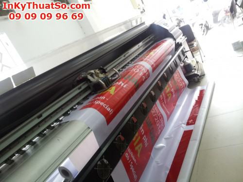 Khi khai trương nên in băng rôn quảng cáo bằng chất liệu gì?