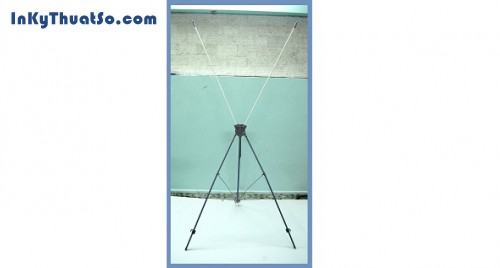 Standee (kệ X) thay đổi kích thước (màu xám) mã hàng A4