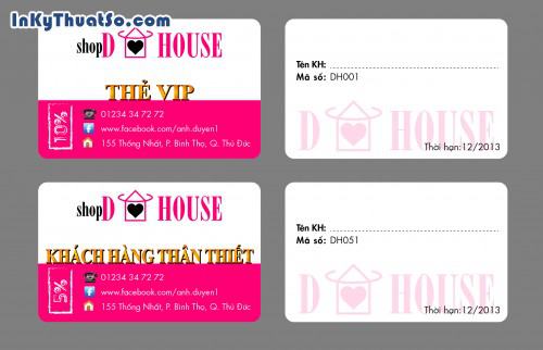 In thẻ khách hàng thân thiết