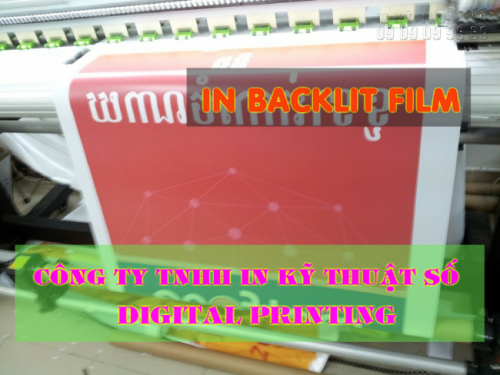In backlit film hộp đèn trang trí showroom điện thoại tại Công ty TNHH In Kỹ Thuật Số - Digital Printing - Ảnh: 3
