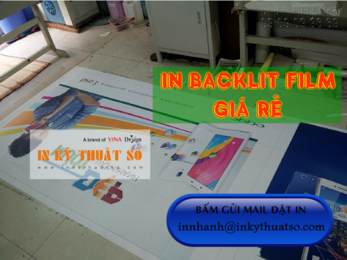 In backlit film giá rẻ, nhận in backlit film làm phông nền cao cấp cho showroom điện thoại - Ảnh: 3