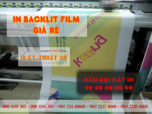 In backlit film giá rẻ, nhận in backlit film làm hộp đèn quảng cáo tại TPHCM - Ảnh: 1