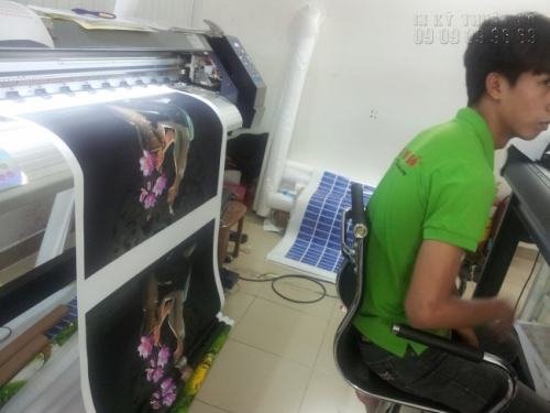 In tranh canvas mực dầu khổ lớn tại In Kỹ Thuật Số