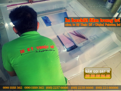 Trung tâm In Kỹ Thuật Số tại TPHCM nhận in backlit film trang trí – backlit film trong nhà, backlit film ngoài trời - Ảnh: 2