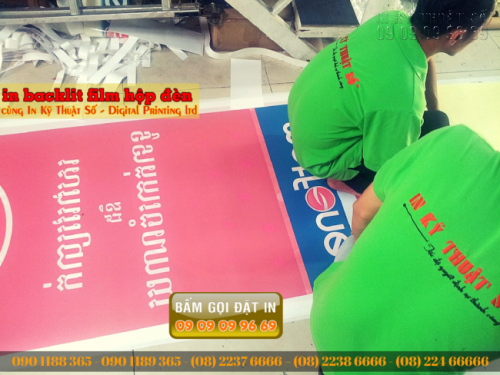 Dịch vụ in backlit film hộp đèn với giá thành rẻ từ Công ty TNHH In Kỹ Thuật Số - Digital Printing - Ảnh: 2