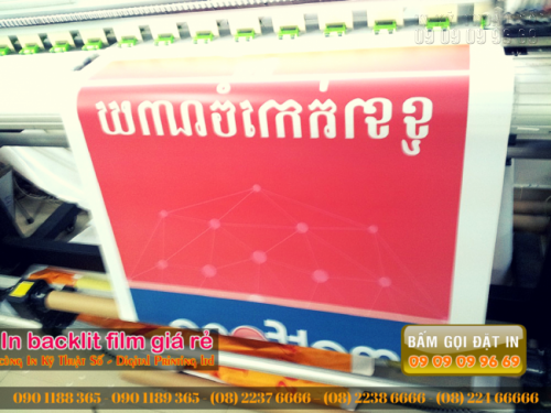 In backlit film giá rẻ tại HCM - Ảnh: 1