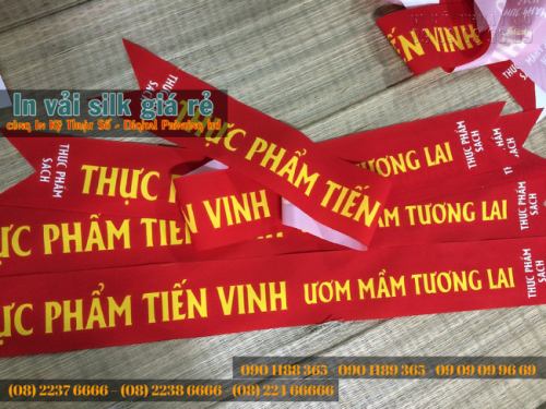 Dây đeo chéo người sự kiện – thành phẩm in vải silk giá rẻ từ Công ty TNHH In Kỹ Thuật Số - Digital Printing Ltd Dây đeo chéo người sự kiện – thành phẩm in vải silk giá rẻ từ Công ty TNHH In Kỹ Thuật Số - Digital Printing Ltd