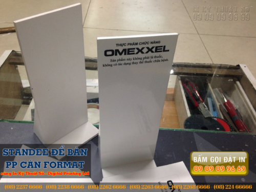 In PP bồi format làm standee mini để bàn - In Kỹ Thuật Số Since 2006 - Ảnh: 1
