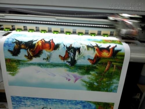 In tranh phong thủy "Mã đáo thành công" chất liệu canvas mực nước tại In Kỹ Thuật Số - Ảnh: 3