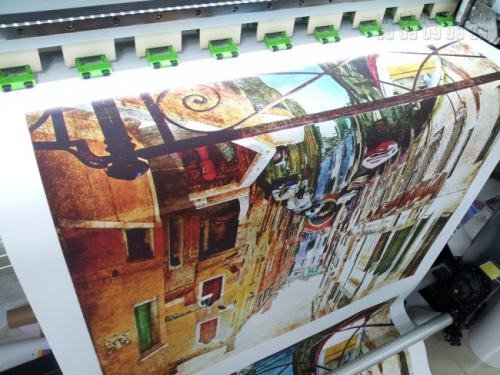 In tranh canvas mẫu tranh ấn tượng - in mực nước tại In Kỹ Thuật Số 